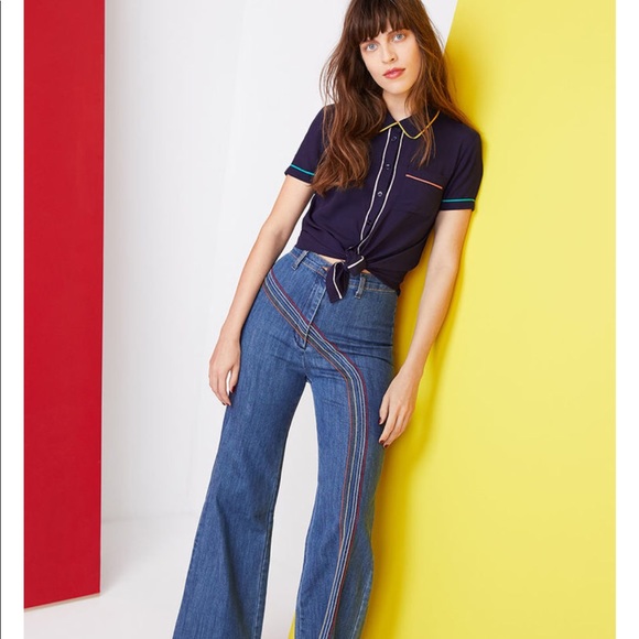 modcloth rainbow jeans